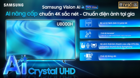 Smart Tivi UHD Samsung Vision AI 4K 43 inch UA43U8000HKXXV