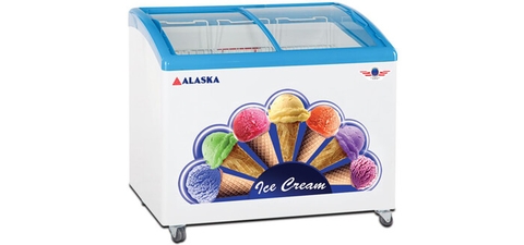 Tủ đông kính cong Alaska 203 lít SD-500Y/KC-203S