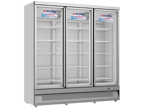 Tủ đông đứng mặt kính Alaska IF-1100G3 1.100 lít, 3 cánh