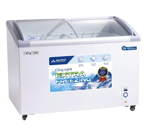 Tủ đông trưng bày Hòa Phát HSF AD8357.C1 mặt kính inverter 357L