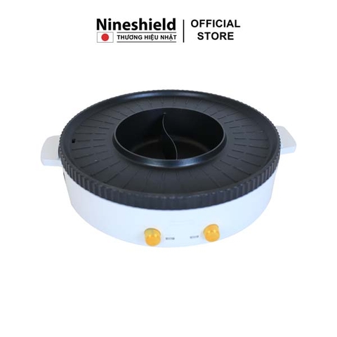 Nồi lẩu nướng điện đa năng 2 trong 1 Nine shield KB - 518