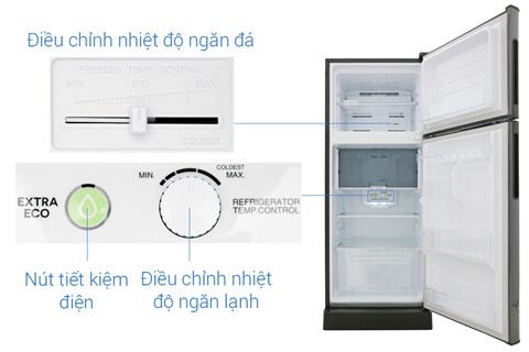 Tủ lạnh Sharp Inverter 196 lít SJ-X201E-DS