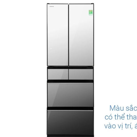 Tủ lạnh Hitachi Inverter 540 lít Multi Door R-HW540RV(X)