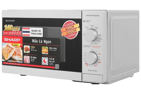 Lò vi sóng có nướng Sharp R-G211TV-SL 21 lít