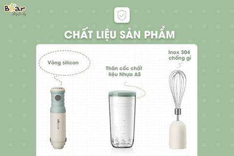 Bộ máy xay cầm tay đa năng Bear JBQ-B50E1