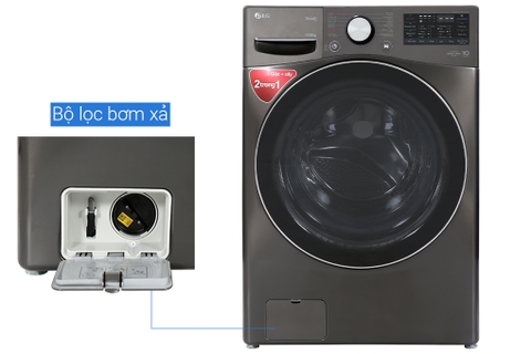 Máy giặt sấy LG Inverter 15 kg F2515RTGB