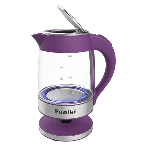 Ấm siêu tốc thủy tinh 1,8 lít Funiki HKT5239