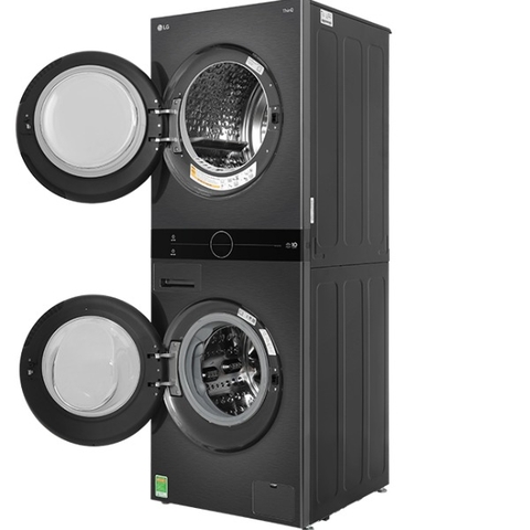 Tháp giặt sấy LG WashTower Inverter giặt 14 kg - sấy 10 kg WT1410NHB