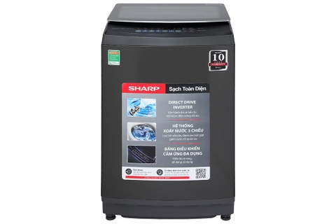 Máy giặt Sharp 15 kg ES-TM150CD-DS lồng đứng