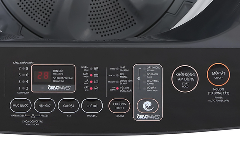 Máy giặt Toshiba Inverter 9 kg AW-DK1000FV(KK) lồng đứng