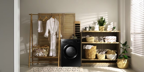 Máy sấy bơm nhiệt LG 9 kg RB09NHP5O