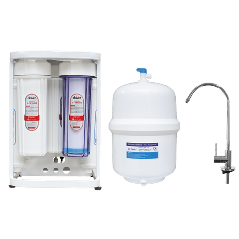 Máy lọc nước RO không vỏ tủ dùng cốc Daikiosan DSW-35008D
