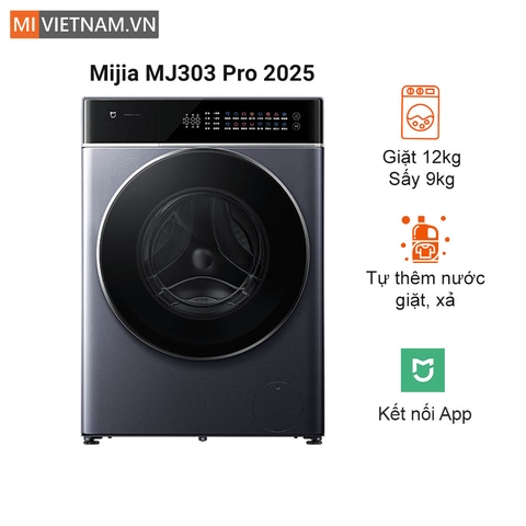 Máy giặt sấy Xiaomi Mijia MJ303 Pro 2025- Giặt 12kg, sấy 9kg