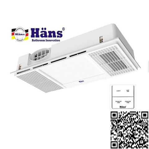 Quạt thổi nóng âm trần đa năng HANS HA2