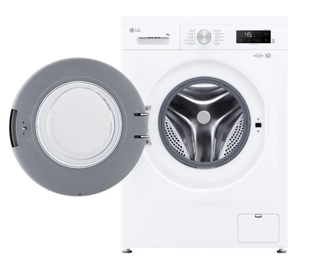 Máy giặt lồng ngang LG AI DD™ 9kg trắng FB1209S6W1