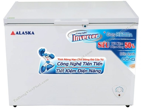 Tủ Đông Inverter Alaska BD-400CI Dàn Đồng 295  1 ngăn đông