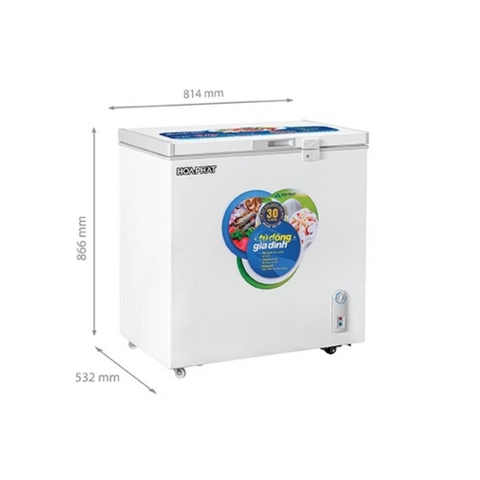 Tủ đông Hòa Phát 162 lít HCF 336S1N1