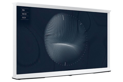 Smart Tivi Kiểu Chữ I Có Chân The Serif QLED Samsung 4K 55 inch QA55LS01B