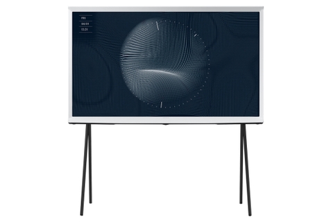Smart Tivi Kiểu Chữ I Có Chân The Serif QLED Samsung 4K 55 inch QA55LS01B