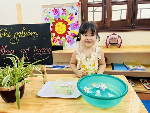 THÍ NGHIỆM KHOA HỌC VUI - HOA NỞ TRONG NƯỚC