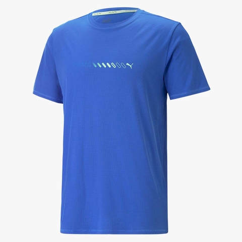 Áo thun thể thao nam cổ tròn tay ngắn Run Favourite Logo
