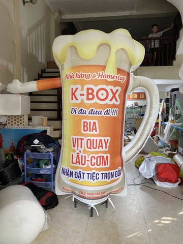 Rối Hơi Quán nhậu hình Cốc bia