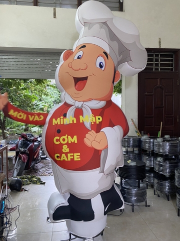 Rối hơi Nhà hàng - Quán ăn hình Đầu bếp