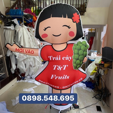 Rối hơi cửa hàng hoa quả