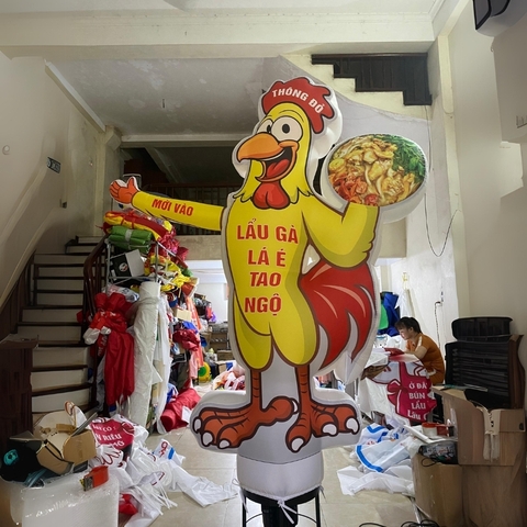 Rối hơi quán ăn nhà hàng hình con vật