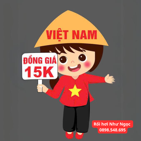 Rối hơi vẫy tay cửa hàng đồng giá
