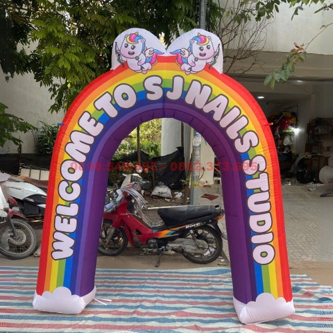 Cổng hơi bảy sắc cầu vồng