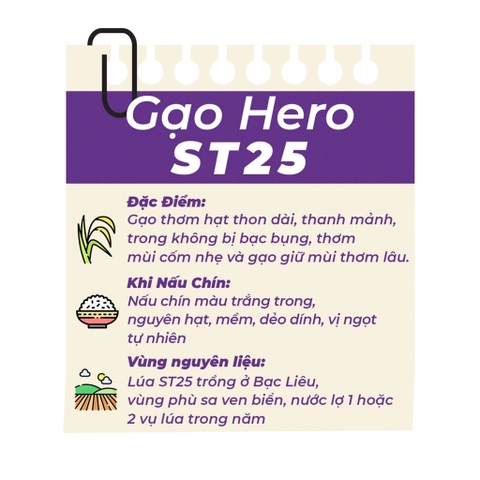 Gạo Thơm Hero ST25