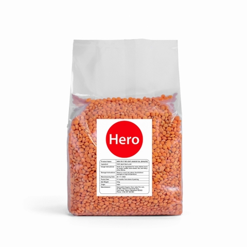 Đậu Lăng Đỏ Hero Masoor Dal Tách Hạt - Không Vỏ