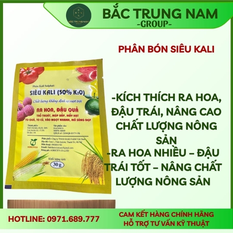 Phân Bón Lá Siêu Kali