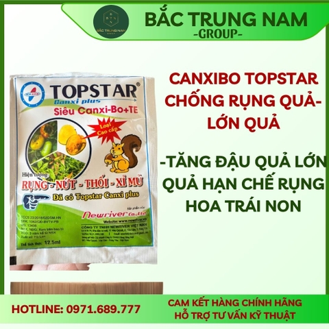 Can xi bo  topstar tăng đậu quả lớn quả hạn chế rụng hoa trái non