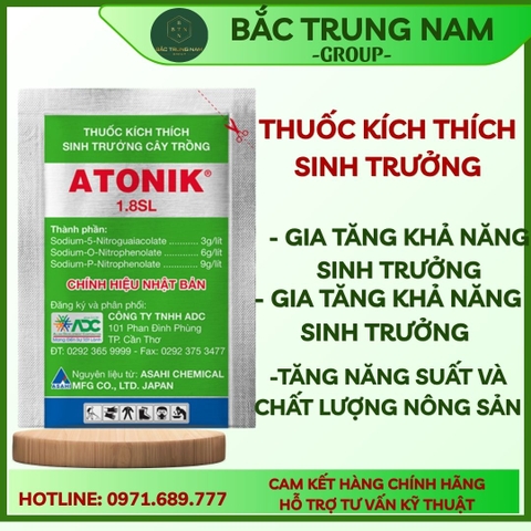 THUỐC KÍCH THÍCH SINH TRƯỞNG - ATONIK 1.8SL - ADC [ 1 hộp 10 gói]