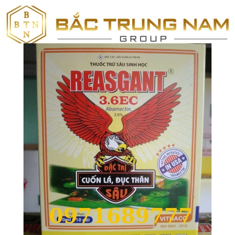 Chế Phẩm Trừ Sâu Sinh Học REASGANT 3.6EC Multiagro - Diệt Sạch Các Loại Sâu, Nhện Kháng Thuốc Hiệu Quả Cực Cao, An Toàn ( Hộp 10 gói )