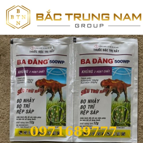 Thuốc Đặc Trị Rầy - Ba Đăng 500WP 2 Hoạt Chất ( 2 gói 12g )
