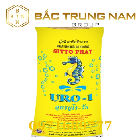 PHÂN HỮU CƠ KHOÁNG SITTO PHAT URO-1 ( Bao 50kg )