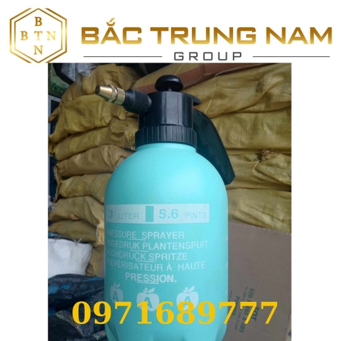 BÌNH XỊT TƯỚI CÂY PRESSION 3L - Vòi phun sương chính hãng
