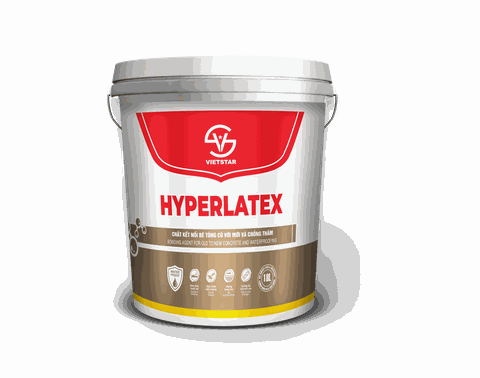 HYPERLATEX 18L - Chất kết nối bê tông cũ với mới tác dụng chống thấm