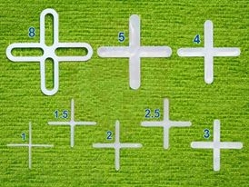 Ke chữ thập 2mm - Túi 100gr