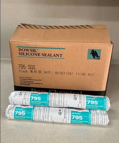 Keo Silicone Dow Corning 795 500ml - Keo Silicone trung tính, một thành phần, kết dính tốt mà không cần sơn lót
