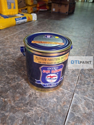 Sơn Giao Thông Đại Bàng Màu Vàng V-03 3Kg – Sơn Acrylic Mau Khô Kẻ Vạch Nhà Xưởng, Bãi Xe