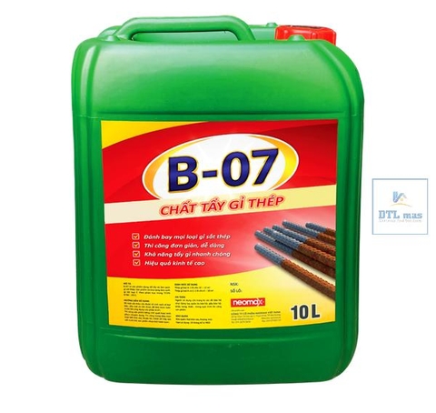 B-07 - Can 10 lít - Hoá chất tẩy gỉ sắt thép xây dựng