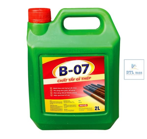 B-07 - Can 2 lít - Hoá chất tẩy gỉ sắt thép xây dựng
