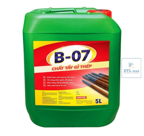B-07 - Can 5 lít - Hoá chất tẩy gỉ sắt thép xây dựng