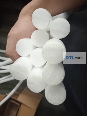Xốp PE Foam Tròn Đặc Backer Rod Ø25mm | Dây Xốp Chèn Khe, Tạo Hình Decor, Handmade & May Mặc