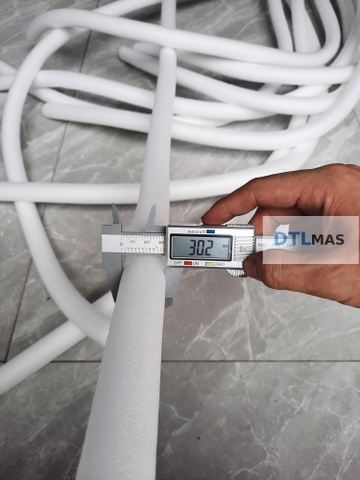 Xốp PE Foam Tròn Đặc Backer Rod Ø30mm | Dây Xốp Chèn Khe, Tạo Hình Decor, Handmade & May Mặc