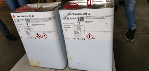 Sika Injection 201 CE Bộ 20.6kg - Foam nở chống thấm